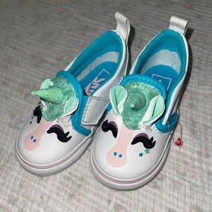 BRAND NEW!! VANS Classic Slip-on Unicorn TODDLER GIRLS 5C
